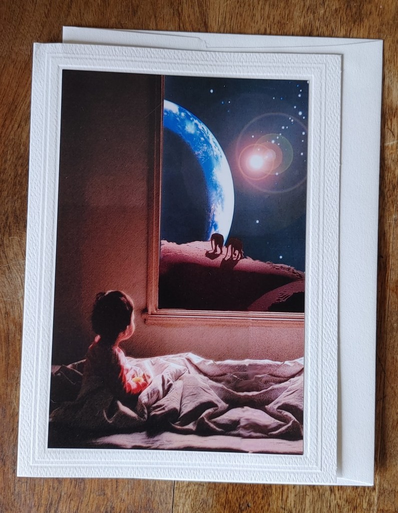 L'invitation, collage